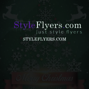 Christmas Greeting PSD Flyer Template