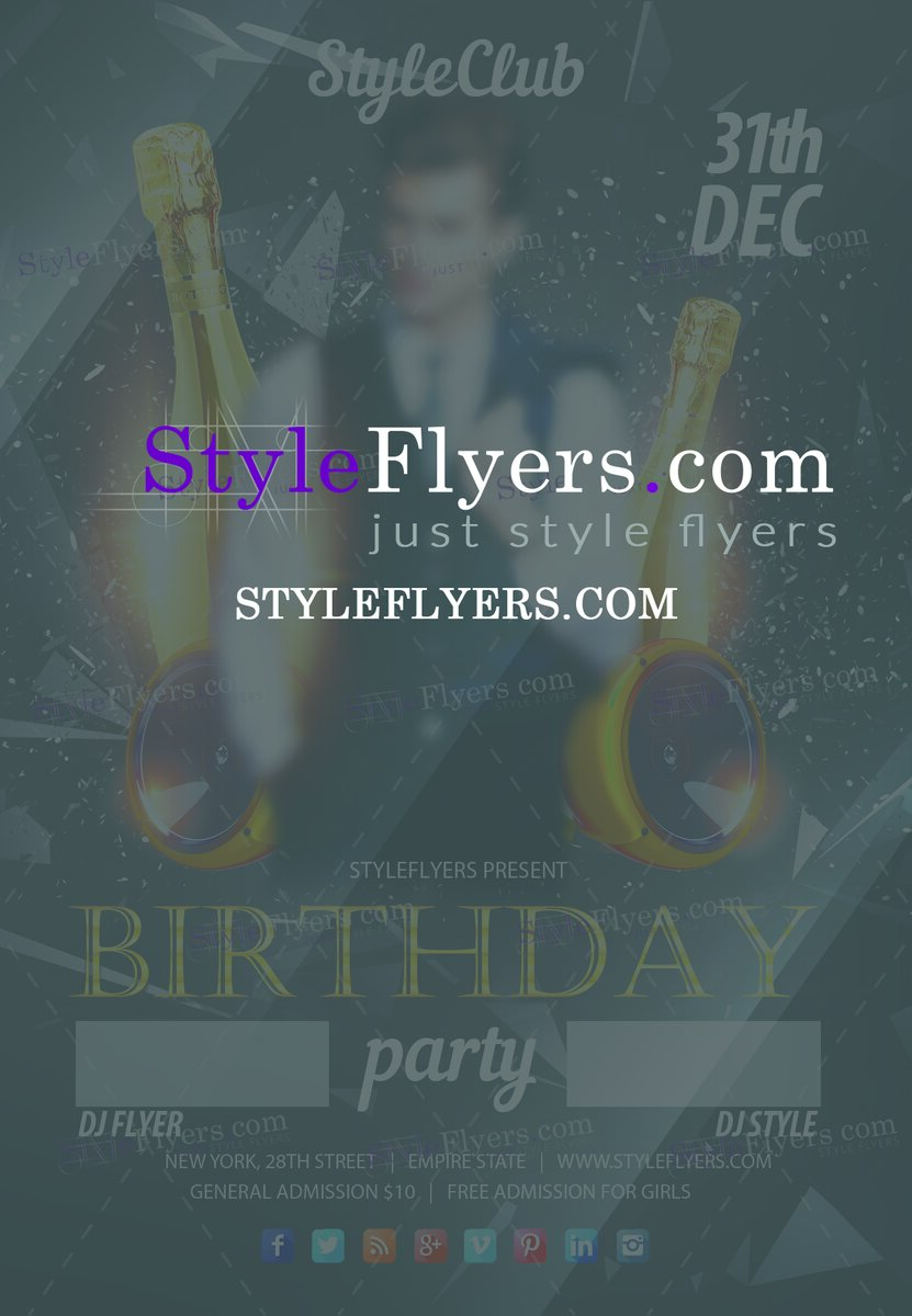 Birthday Party Flyer