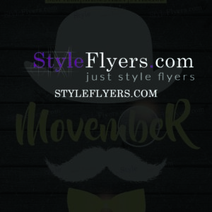 Movember PSD Flyer Template