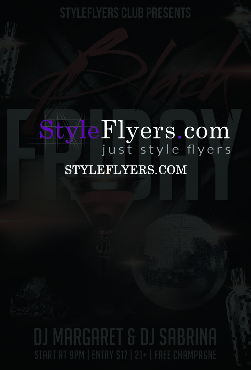 Black Friday PSD Flyer Template