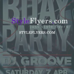 Birthday Party PSD Flyer Template1