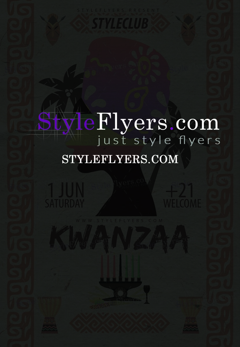 Kwanzaa PSD Flyer Template