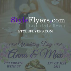 Wedding PSD Flyer Template