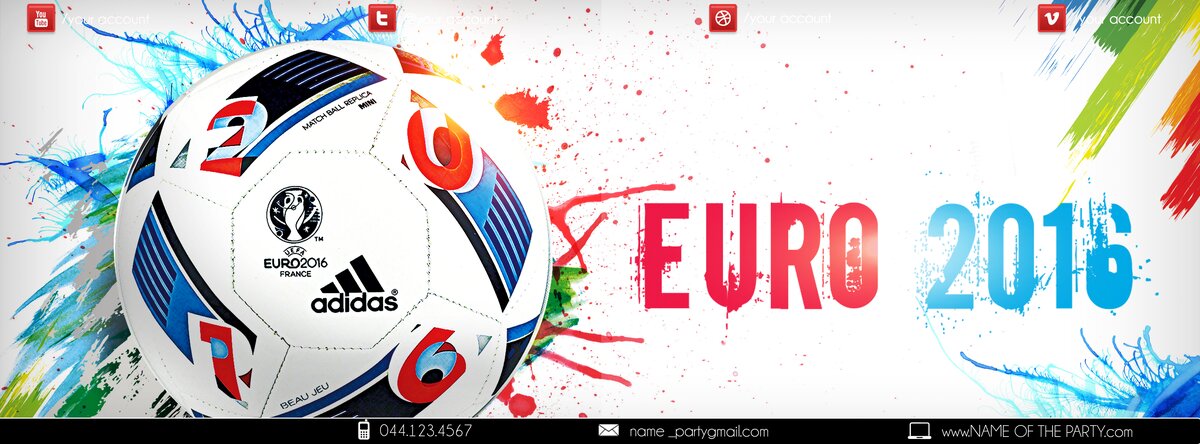 Euro 2016 PSD Flyer Template