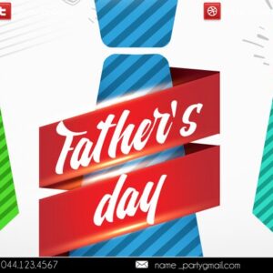 Jun 19 Fathers Day PSD Flyer Template