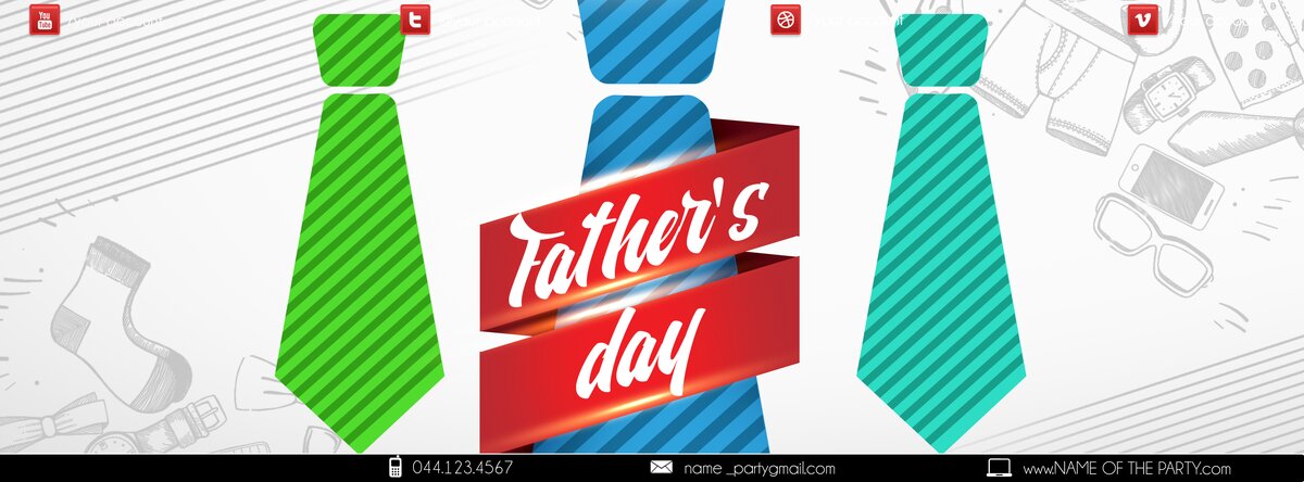 Jun 19 Fathers Day PSD Flyer Template