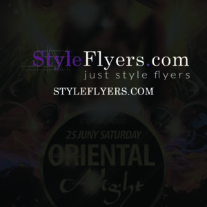oriental night PSD Flyer Template