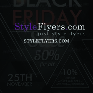 black friday PSD Flyer Template