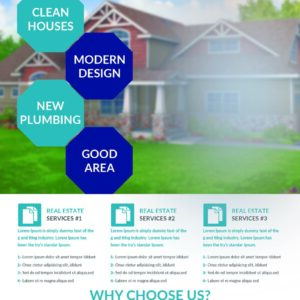 Real Estate PSD Flyer Template