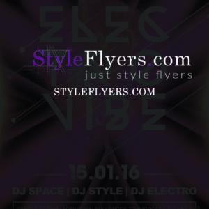 Electro Vibe PSD Flyer Template