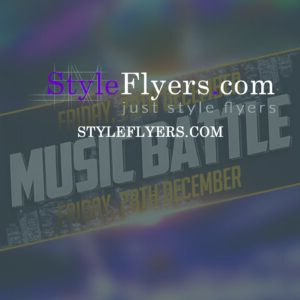 Music Battle PSD Flyer Template