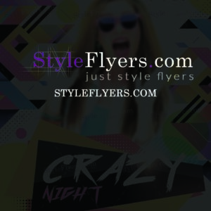 Crazy Night PSD Flyer Template