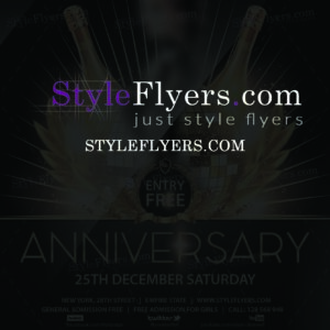 anniversary1 PSD Flyer Template