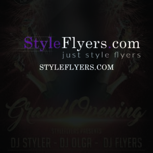 grand oppening PSD Flyer Template