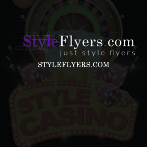 casino PSD Flyer Template