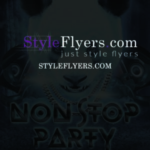 non stop party PSD Flyer Template