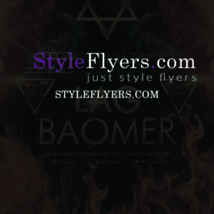 Lag BaOmer PSD Flyer Template