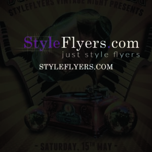 vintage night PSD Flyer Template