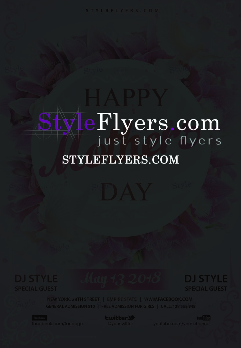 Mothers Day PSD Flyer Template