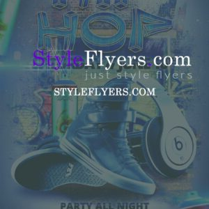 hip hop PSD Flyer Template