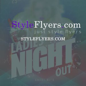 Ladies NIght Out PSD Flyer Template