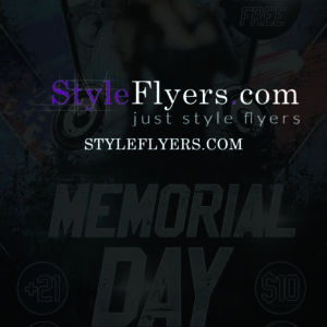 Memorial Day3 PSD Flyer Template