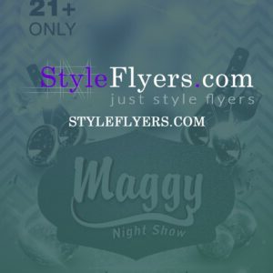 Maggy Show PSD Flyer Template
