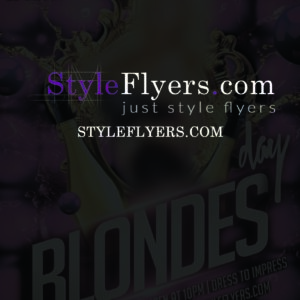 blondes day blondes day PSD Flyer Template