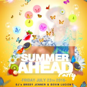 Summer Ahead PSD Flyer Template1