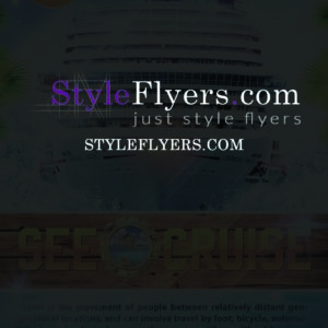 see cruise PSD Flyer Template