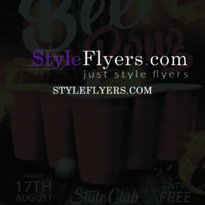 Beer Pong Flyer