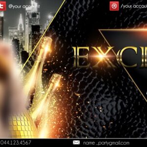 exclusive party PSD Flyer Template