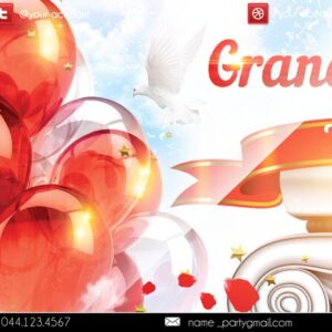 Grand opening PSD Flyer Template