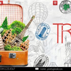 travel PSD Flyer Template