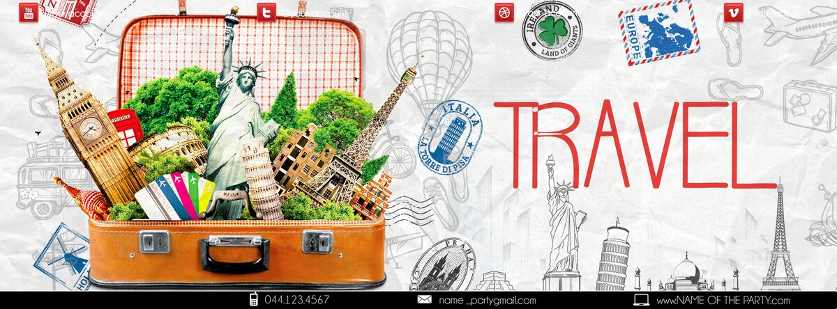 travel PSD Flyer Template