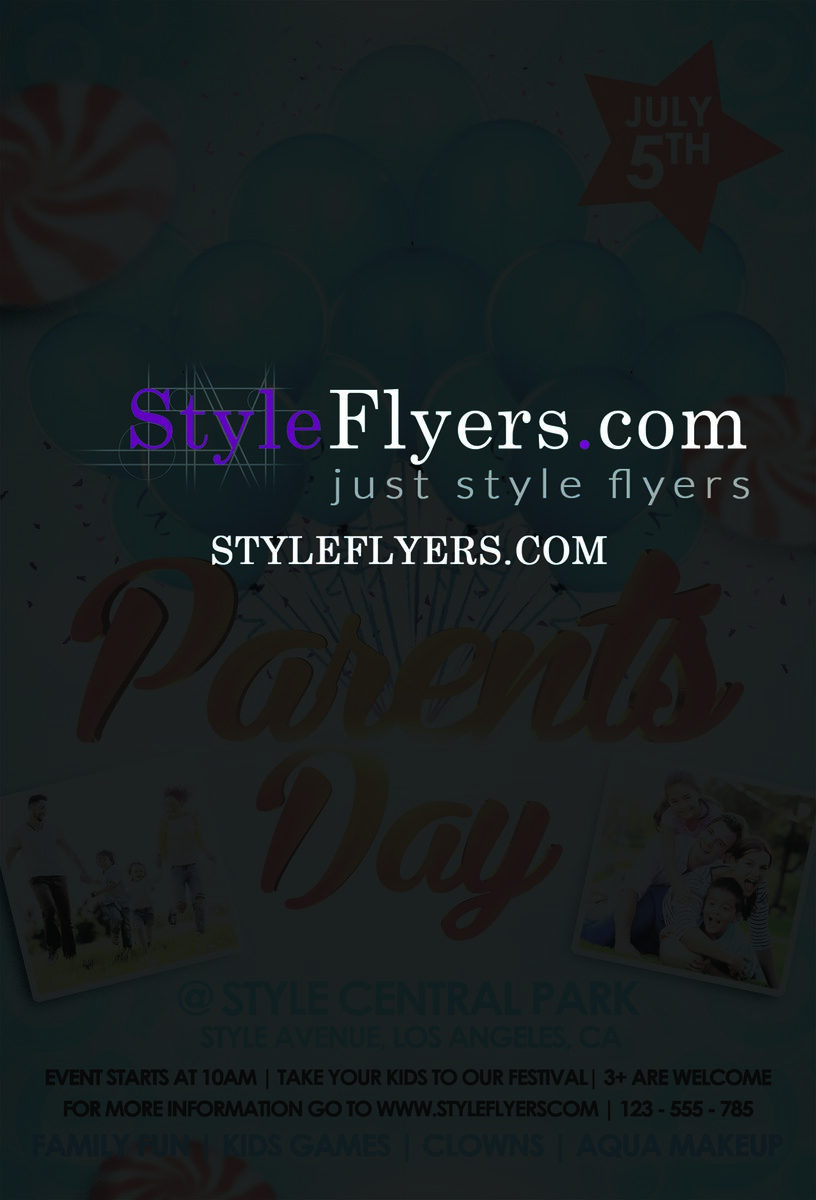 Parents Day PSD Flyer Template