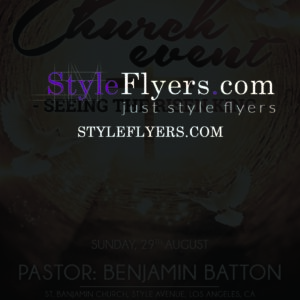 Church Event PSD Flyer Template