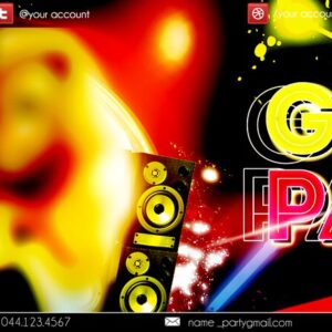 Glow Party Flyer