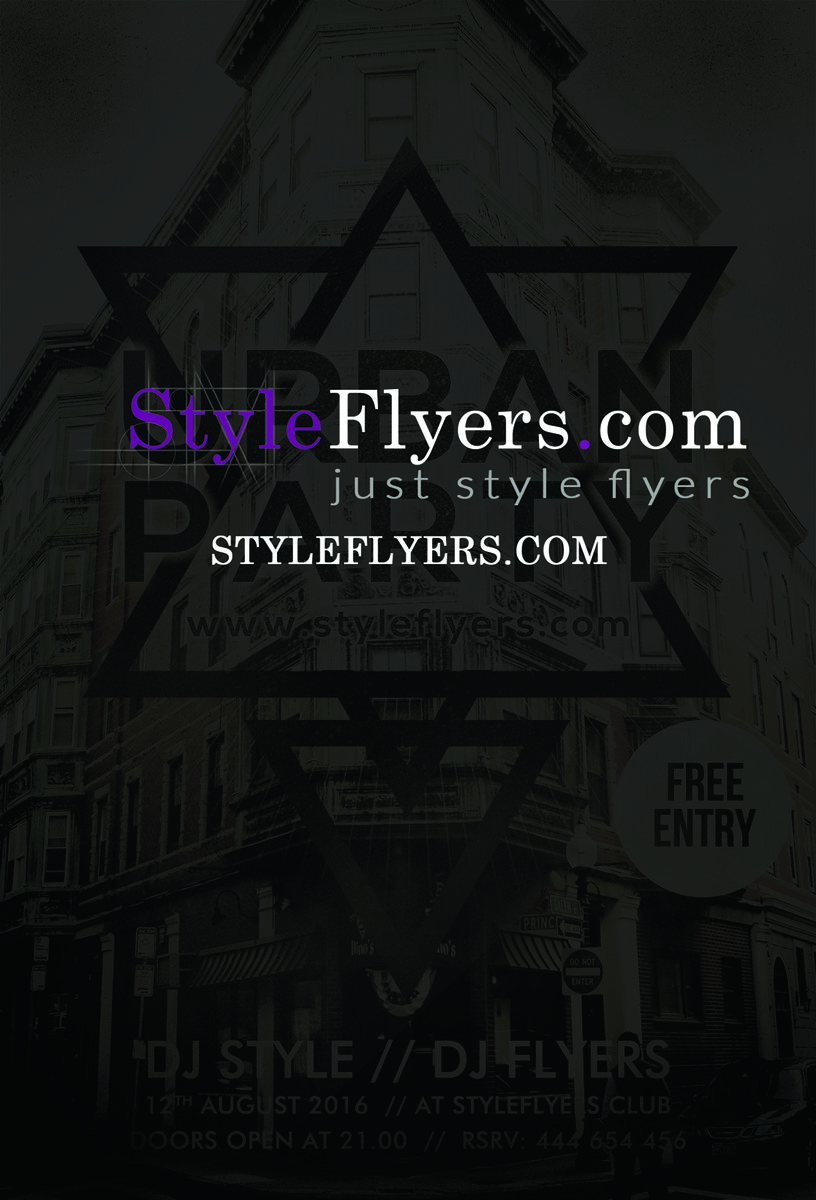 Urban Party Fyer PSD Flyer Template