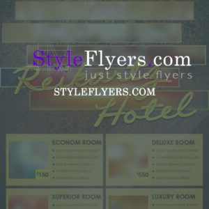 hotel PSD Flyer Template