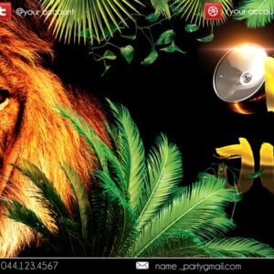 King Of Jungle PSD Flyer Template