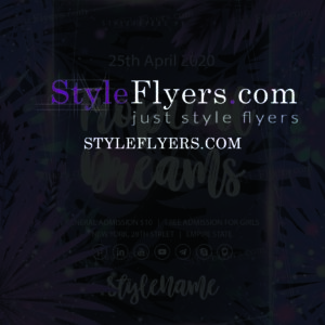 Tropical Dreams Flyer Template