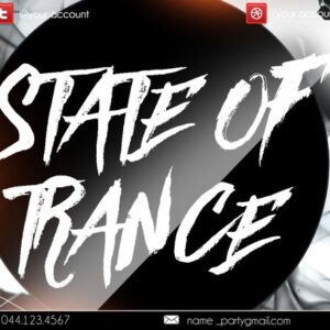 state of trance PSD Flyer Template