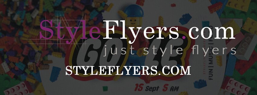 Lego psd flyer template