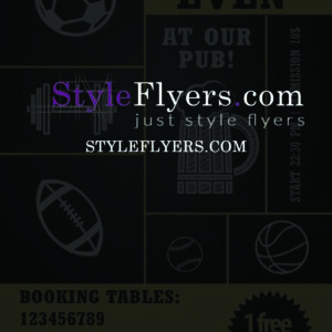sport PSD Flyer Template