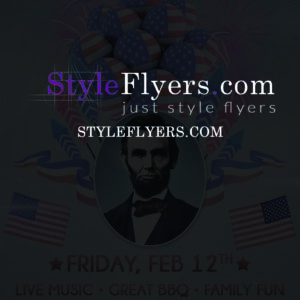 Lincolns Birthday PSD Flyer Template