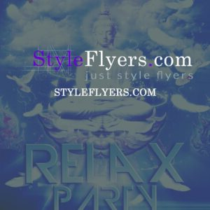 Relax Party PSD Flyer Template
