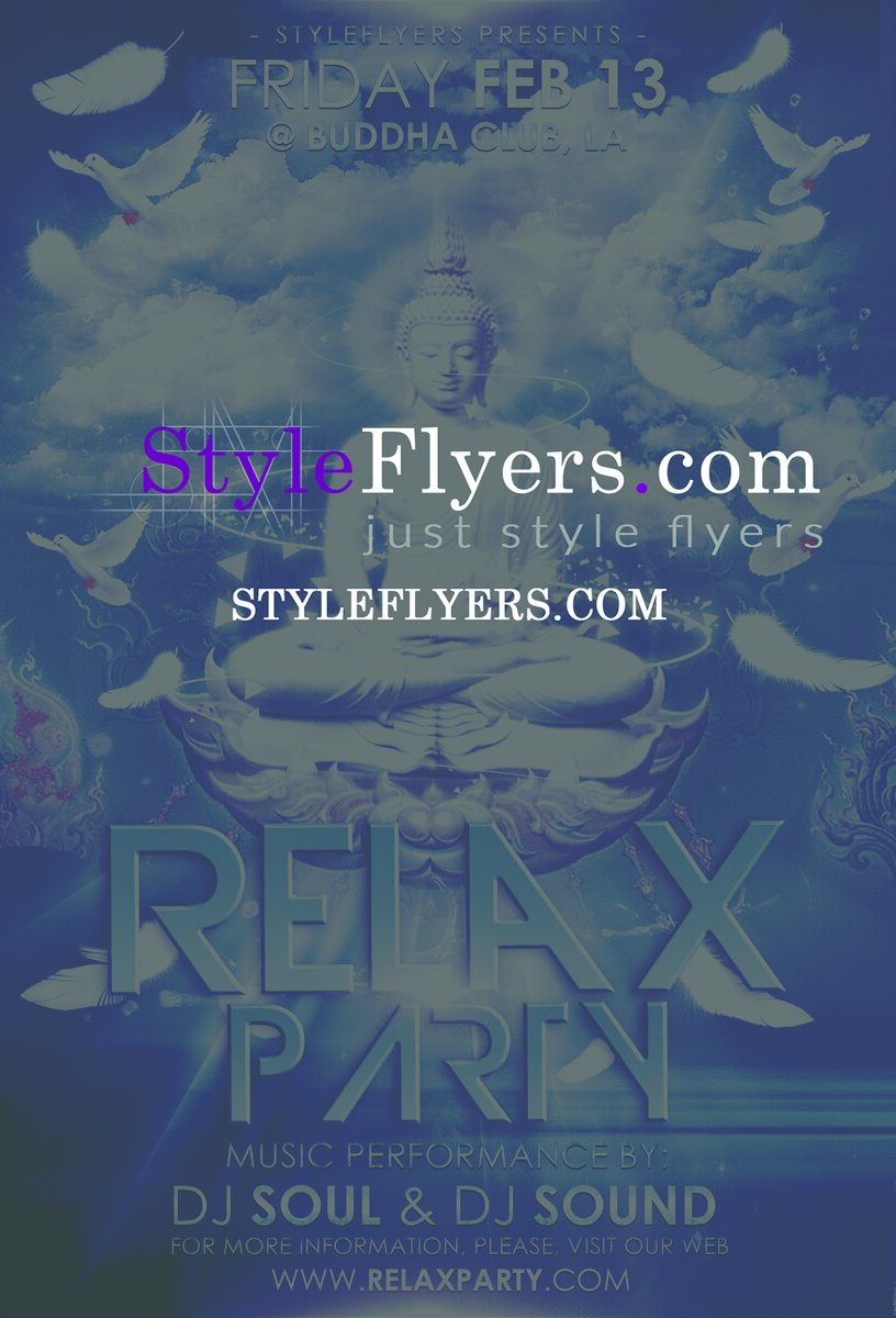 Relax Party PSD Flyer Template