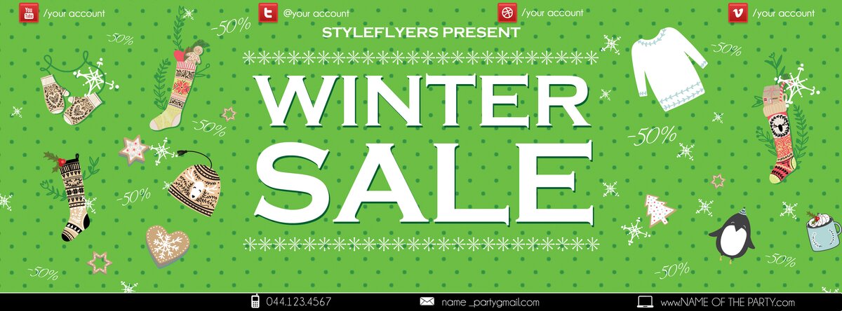 Winter Sale flyer
