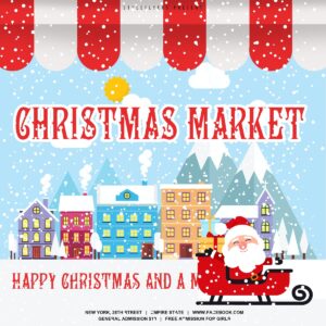 Christmas Market Animated Template